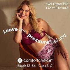 Front Close Wireless Gel Strap Bra