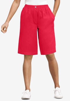 Plus Size Chino Shorts