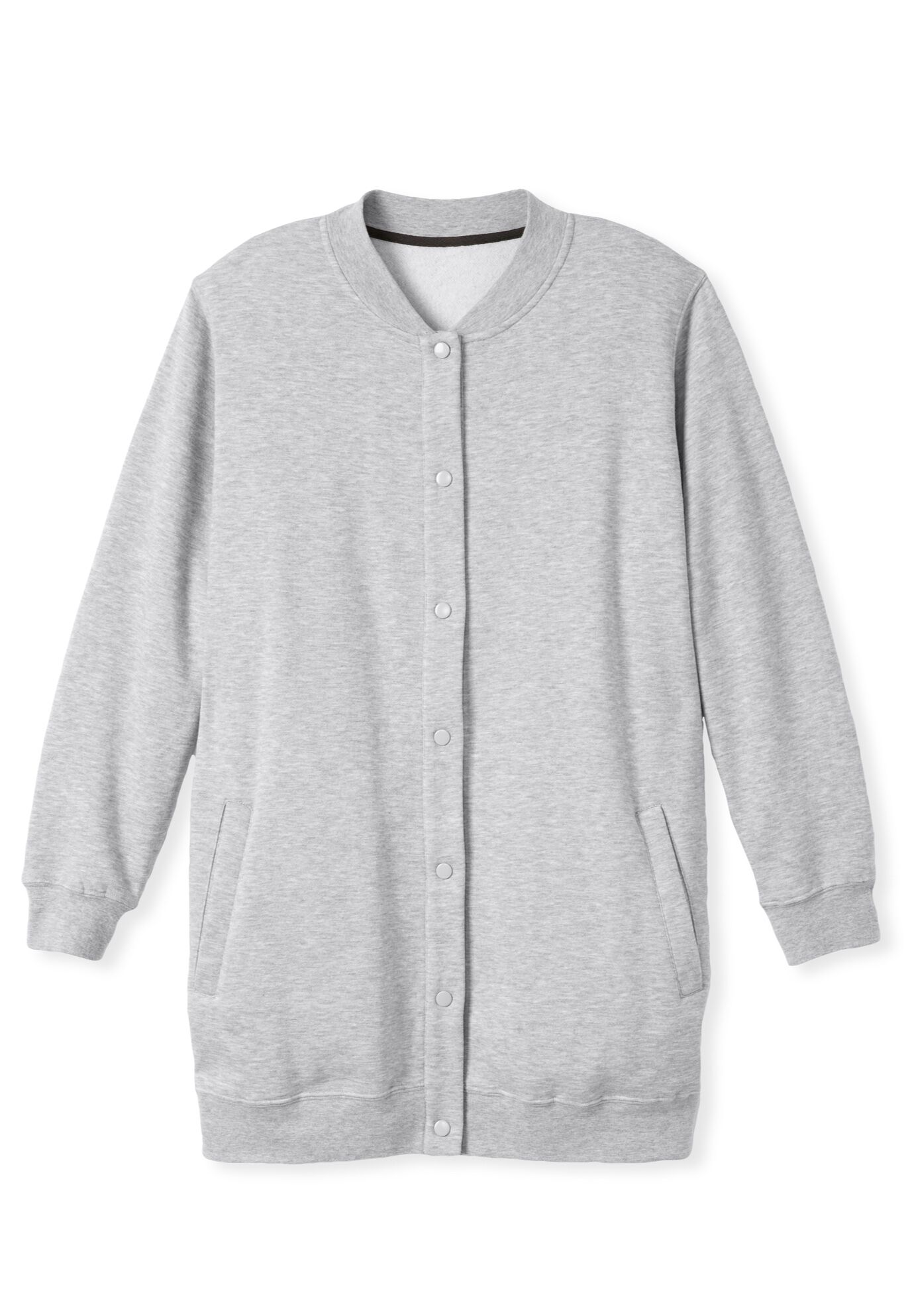 Fleece Baseball Jacket, , alternate image number 6