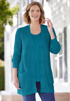Plus Size Long Sleeves Cardigans