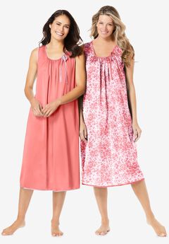 2-Pack Sleeveless Nightgown