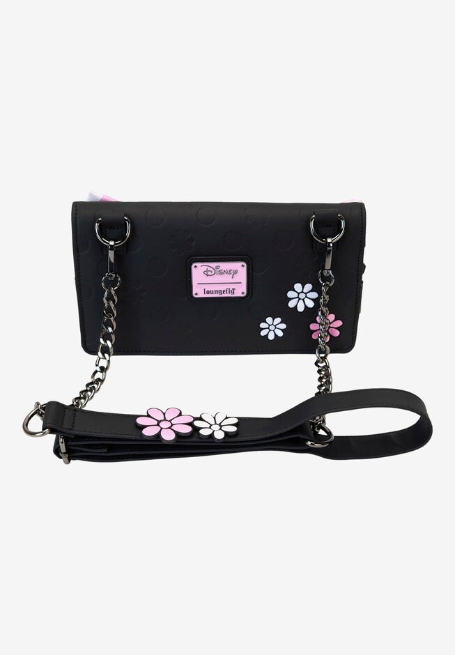 Loungefly x Disney Minnie Mouse Clutch Crossbody Bag Rock The Dots, BLACK, alternate image number 5