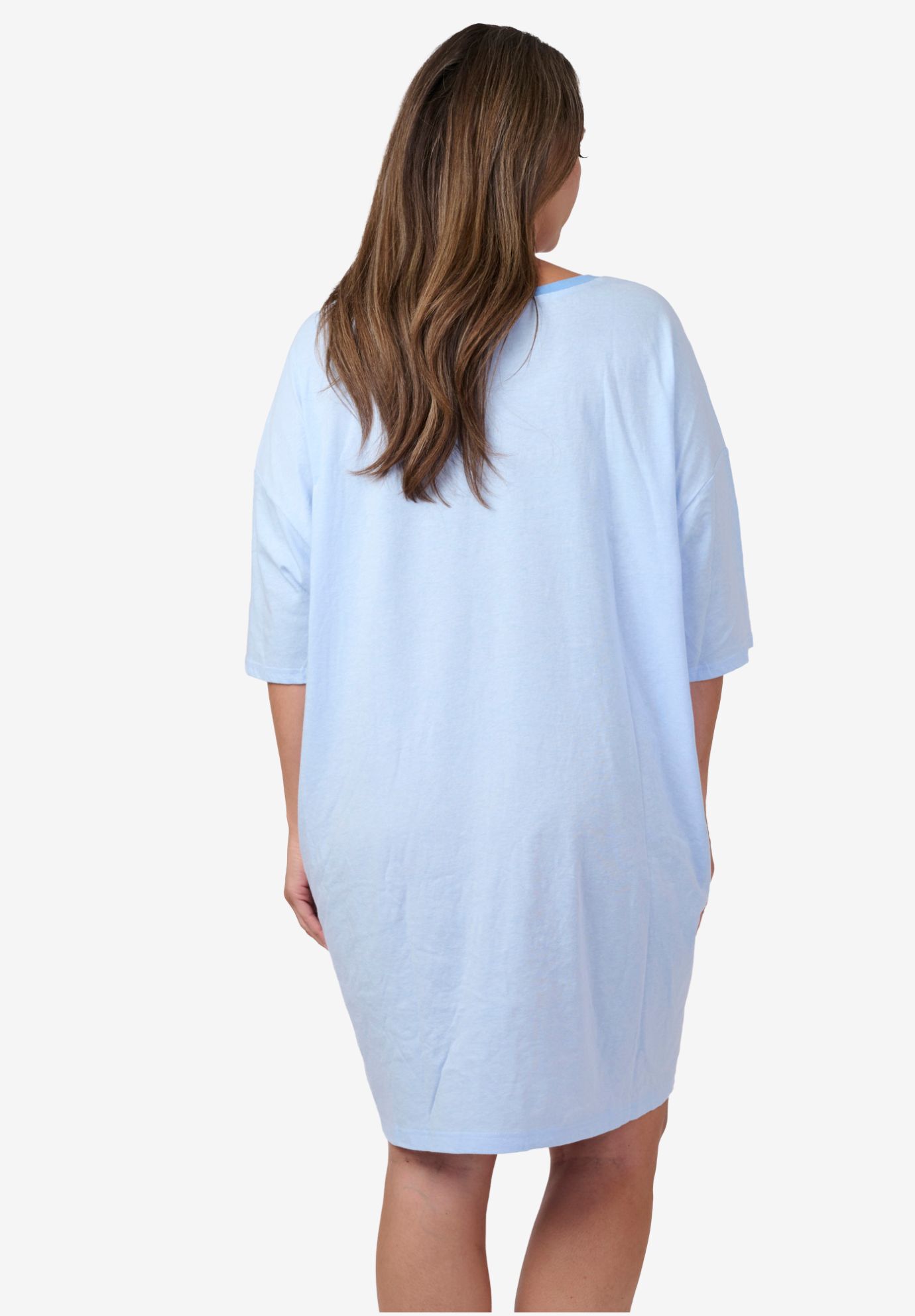 Disney Winnie the Pooh and Friends Sleep Shirt Nightgown Pajamas Sleepwear, BLUE, on-hover image number 1