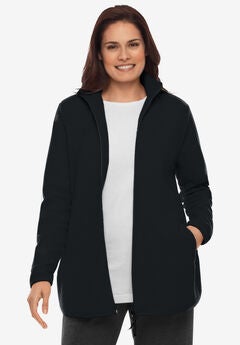 Zip-Front Microfleece Jacket