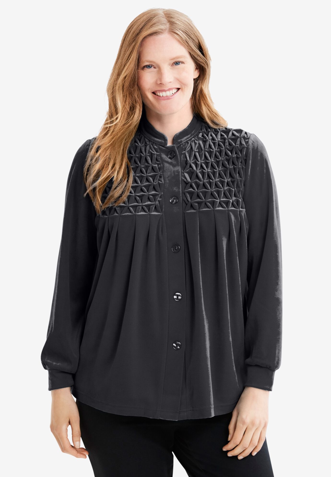 Woman within bed new arrivals jacket