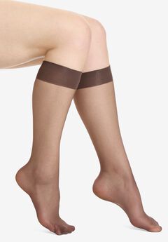 3-Pack Sheer Knee-High Socks
