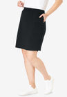 Stretch Cotton Skort, , alternate image number null