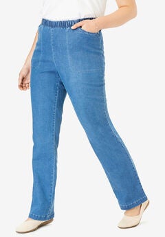 Plus Size Black Bootcut Pants