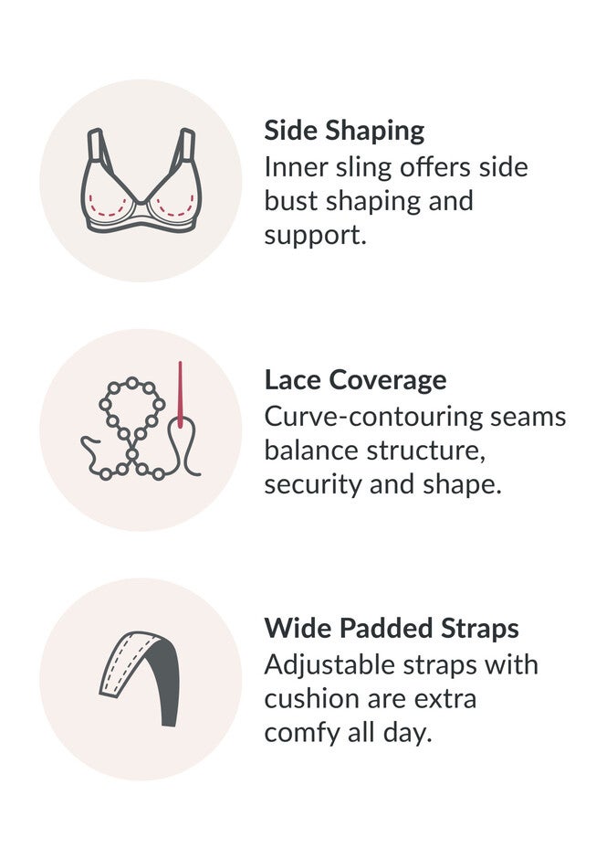 Full Figure Plus Size Magiclift Natural Shape Support Bra Wirefree #1010 Bra, , alternate image number 4