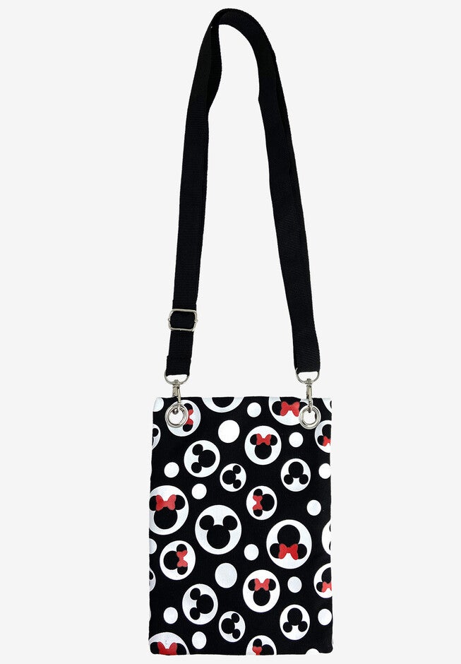 Disney Mickey & Minnie Mouse Passport Bag All-Over Print Travel Crossbody Purse, , alternate image number 4