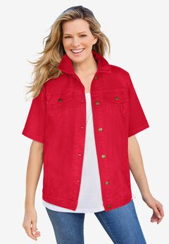 Short-Sleeve Denim Jacket