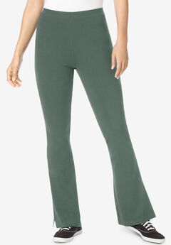 Plus Size Cotton Bootcut Pants