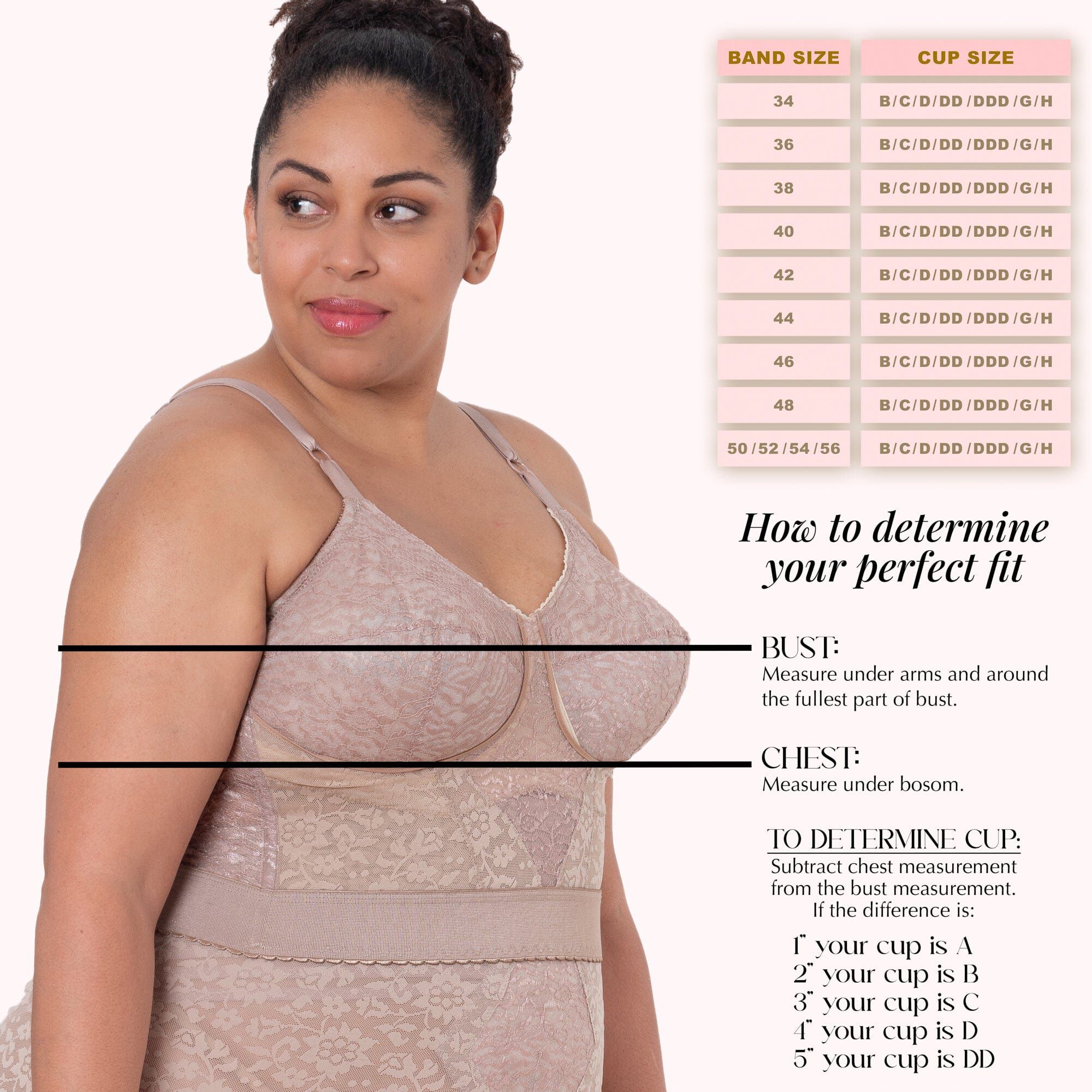 Expandable Cups Longline Bra, MOCHA, alternate image number 3