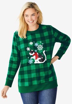 Fleece Holiday Sweatshirt