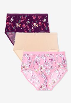 Plus Size Microfiber Panties