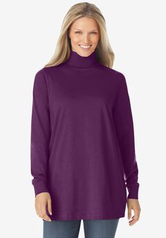 Perfect Long-Sleeve Turtleneck Tee