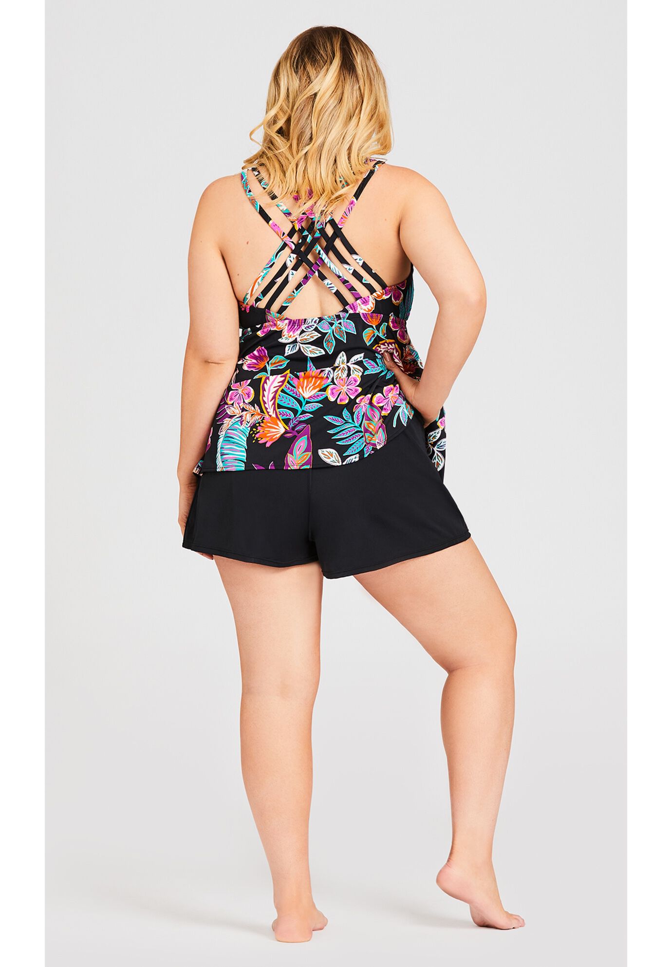 Swim Short, BLACK, alternate image number 4