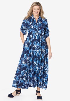Plus Size Navy Dresses