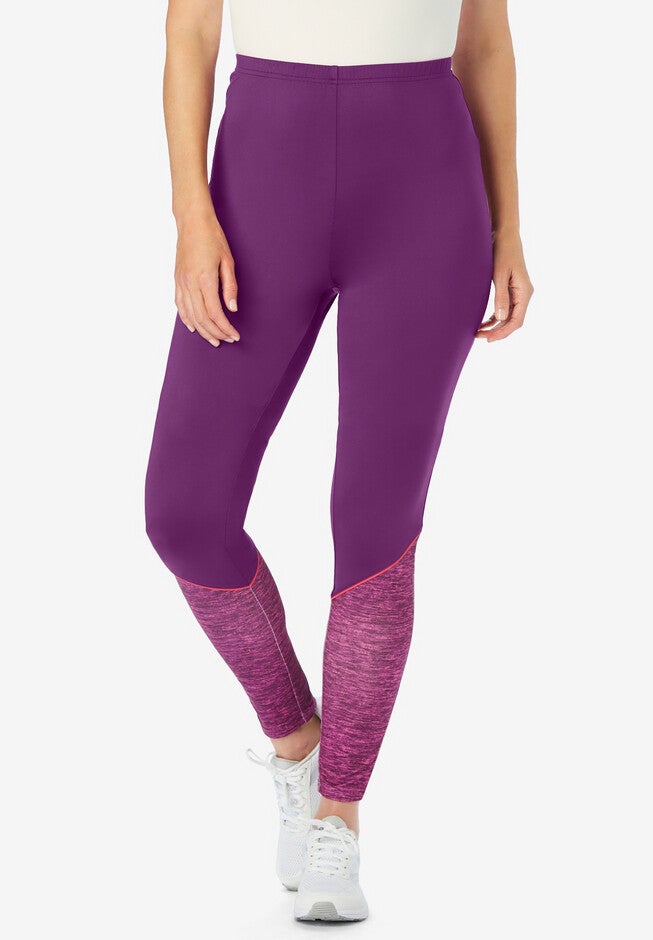 Performance Legging, PLUM PURPLE, hi-res image number 0