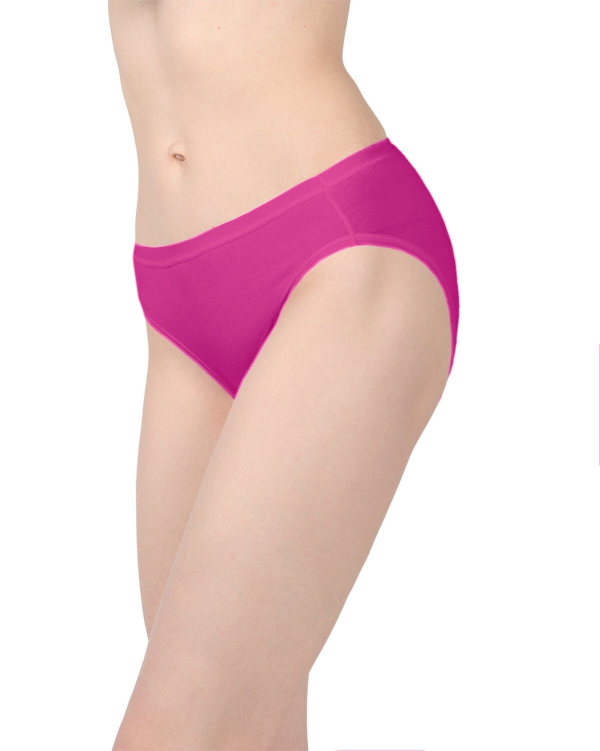 Combed Cotton Basic Hipster Panties 3 Pack, FUCHSIA PINK, hi-res image number 0