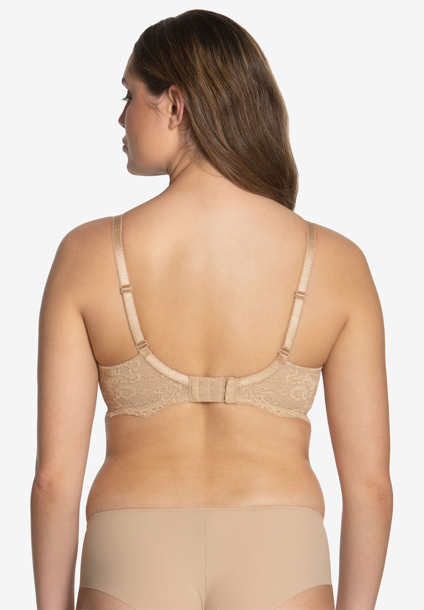 Hidden clearance wire bra