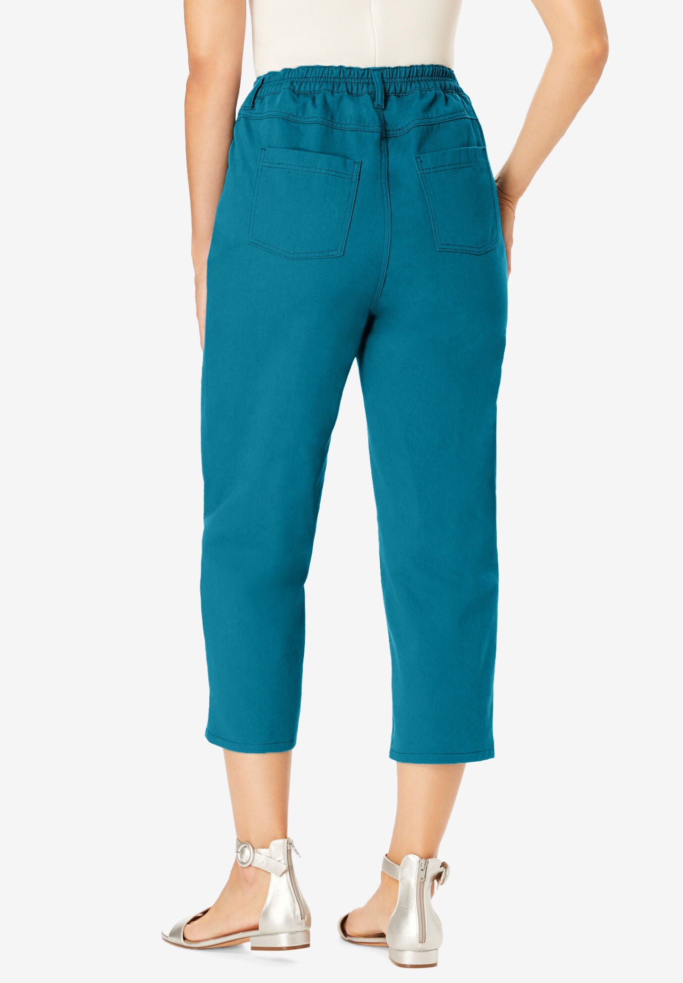 Women s Plus Size Capris Woman Within Woman Within
