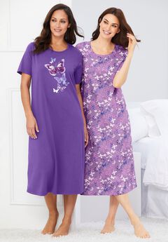 2-Pack Long Sleepshirts