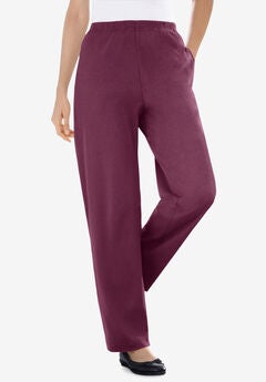 7-Day Knit Ribbed Straight Leg Pant