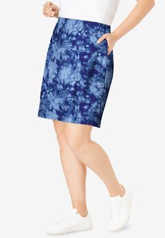 Stretch Cotton Skort