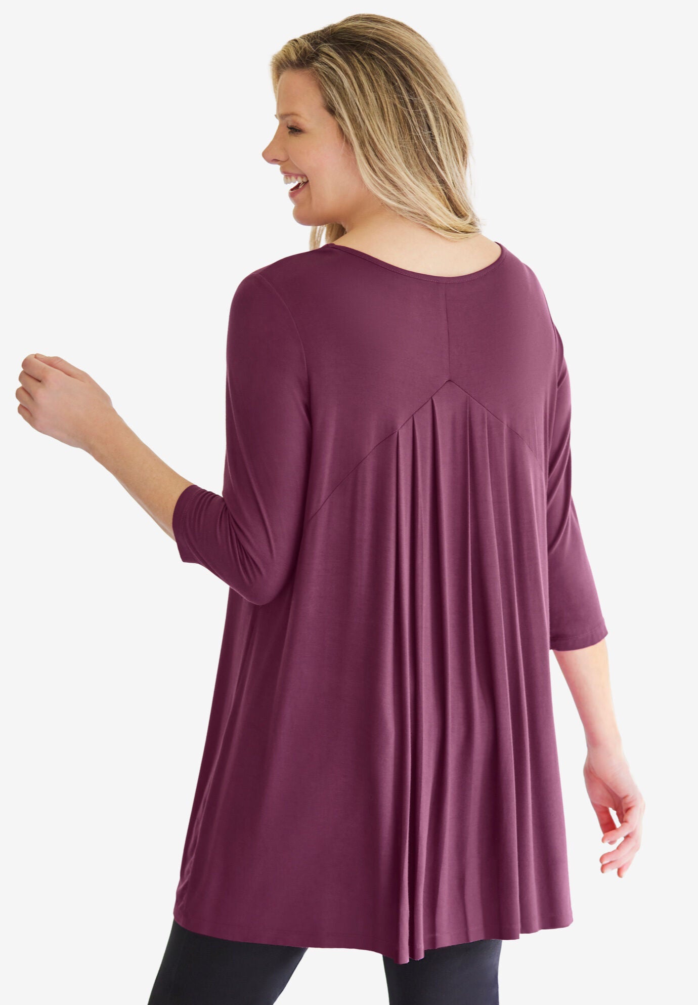 Pleat Back Tunic, , alternate image number 3