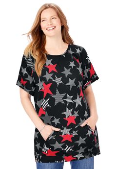 Americana Kangaroo Pocket Tee