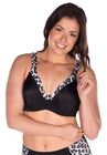 Luxe T-Shirt Bra , GREY LEOPARD, hi-res image number null