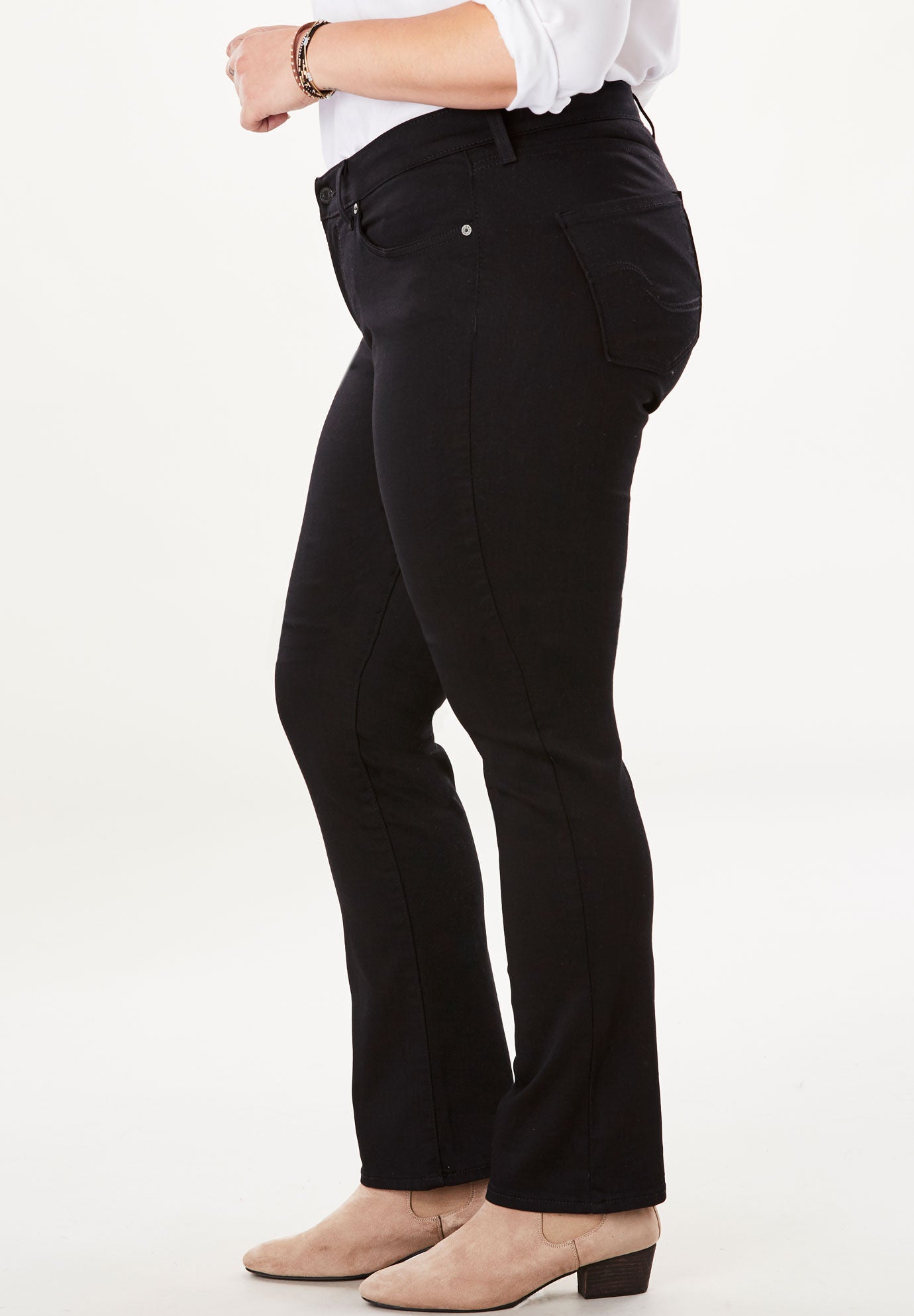 Signature Levi Strauss Plus Curvy Straight Jeans Awaken Woman Within