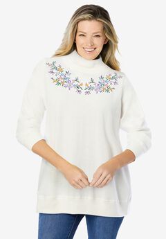 Plus Size White Hoodies