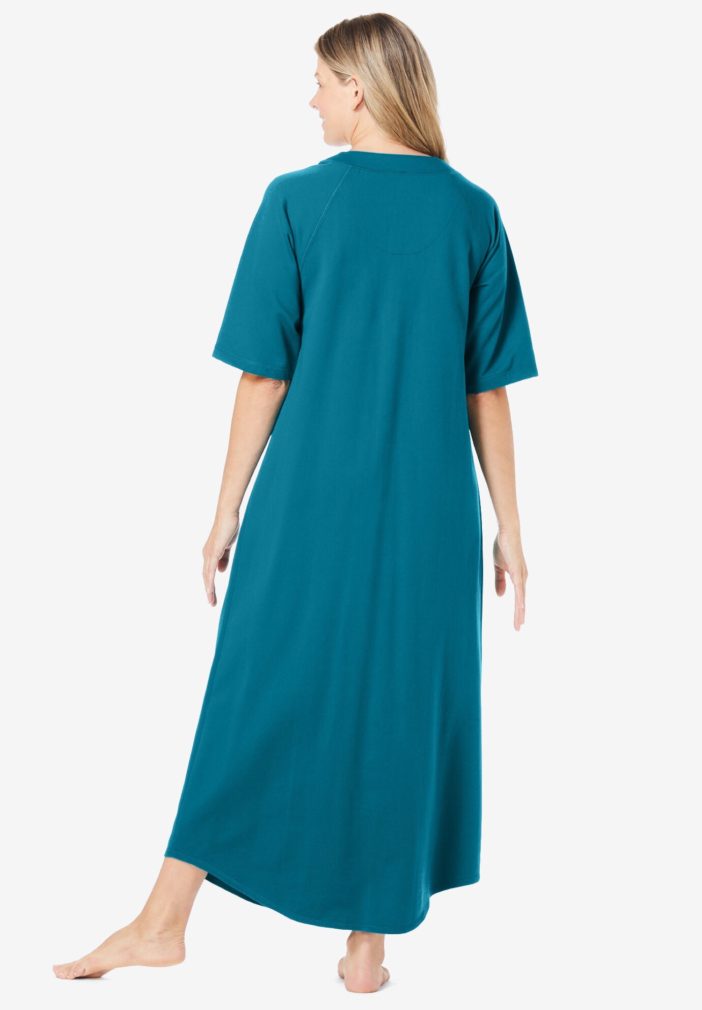 Women's full length zip front robe on sale