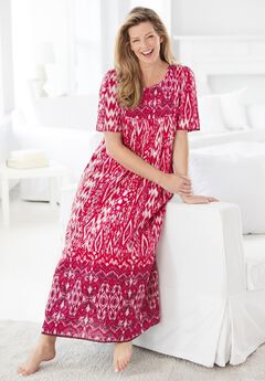 Bib-Front Short Sleeve Maxi Lounger