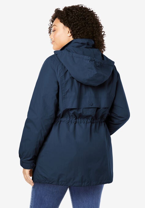 Fleece-Lined Taslon® Anorak, , on-hover image number null
