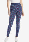 Stretch Cotton Printed Legging, NAVY LOVELY DITSY, hi-res image number null