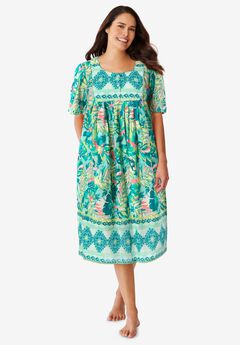 Mixed Print Short Lounger