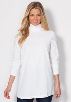 Perfect Long-Sleeve Turtleneck Tee