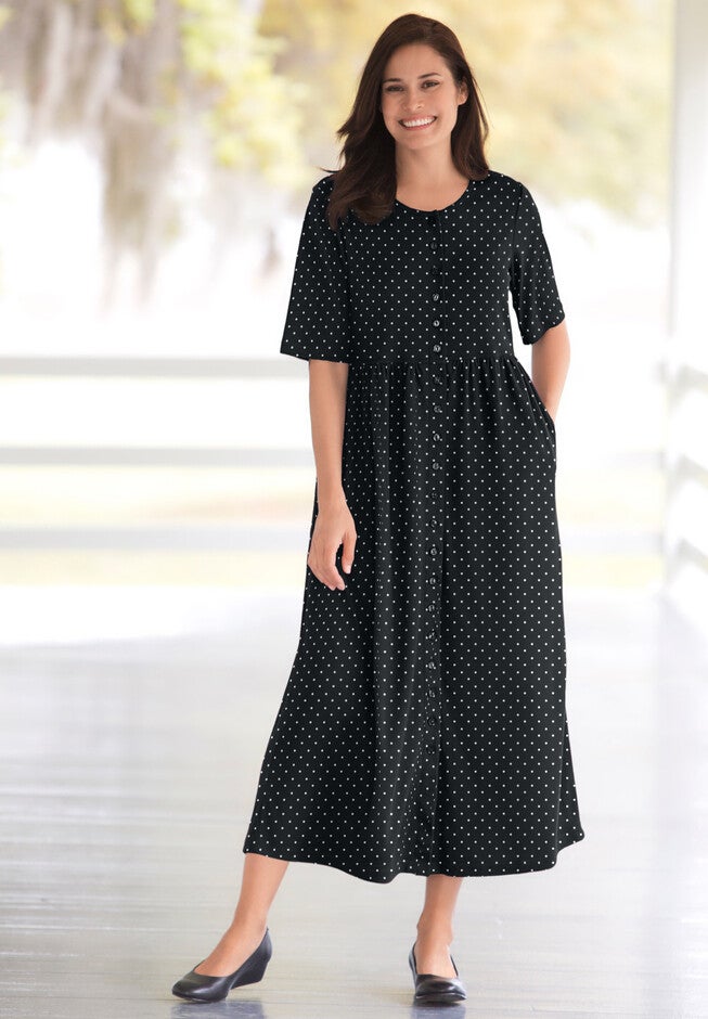 ButtonFront Essential Dress Woman Within