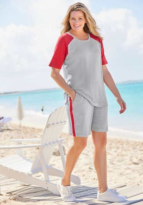 2-Piece Short-Sleeve Set, , alternate image number null