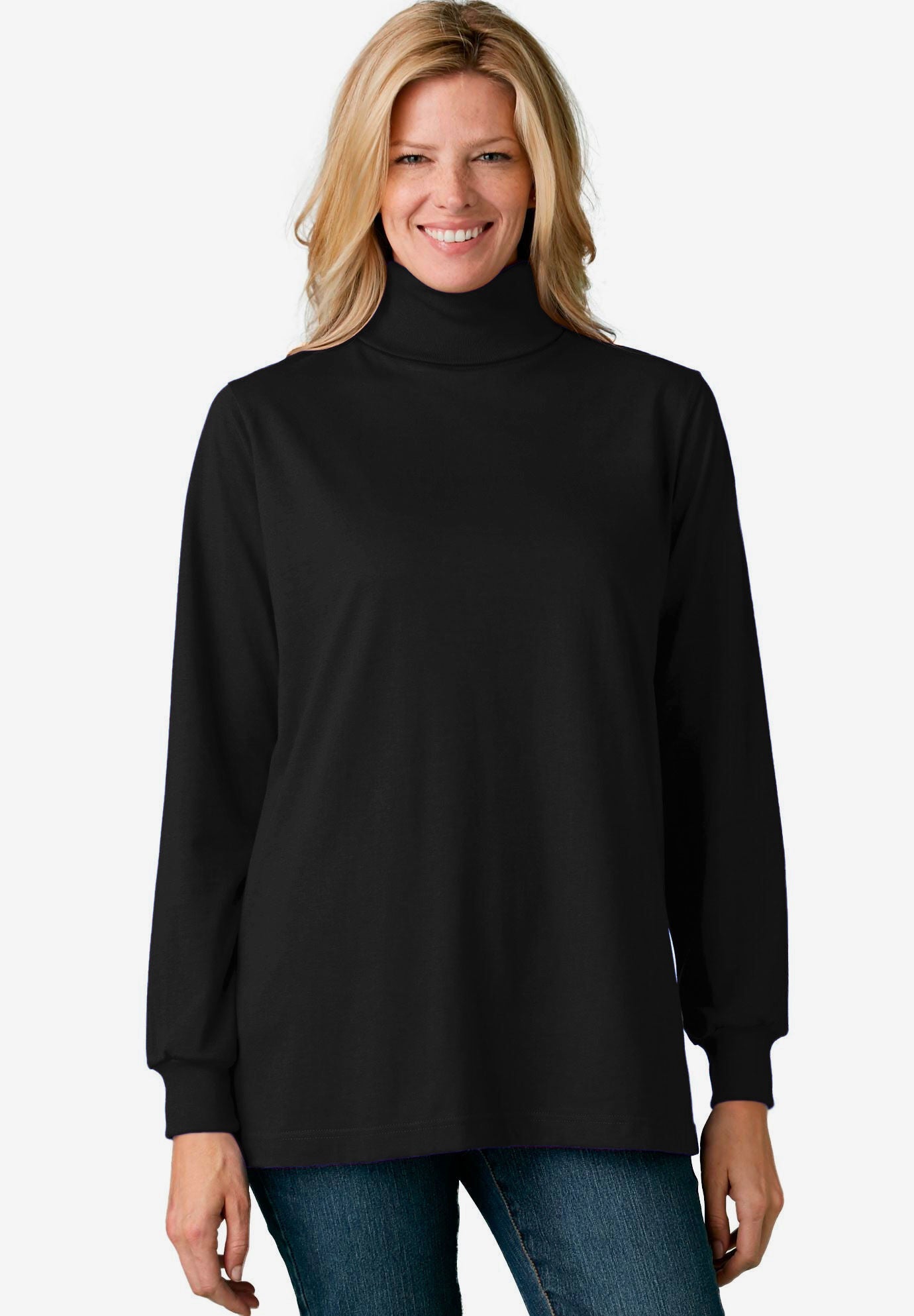 Black shop turtleneck tee
