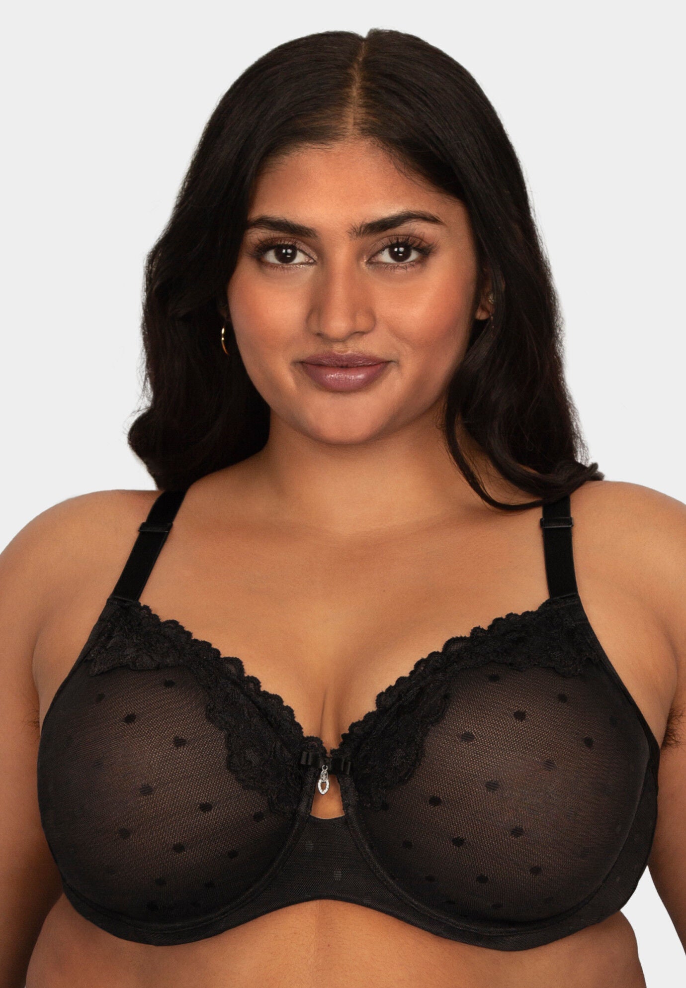 Sheer Whisper Full Coverage Unlined Underwire Bra, ONYX, hi-res image number 0
