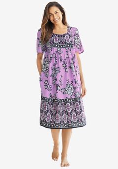 Plus Size Cotton House Dresses