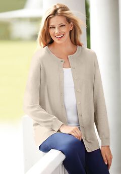 Perfect Long-Sleeve Cardigan Sweater