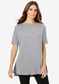 Plus Size Drop Shoulder Shirts