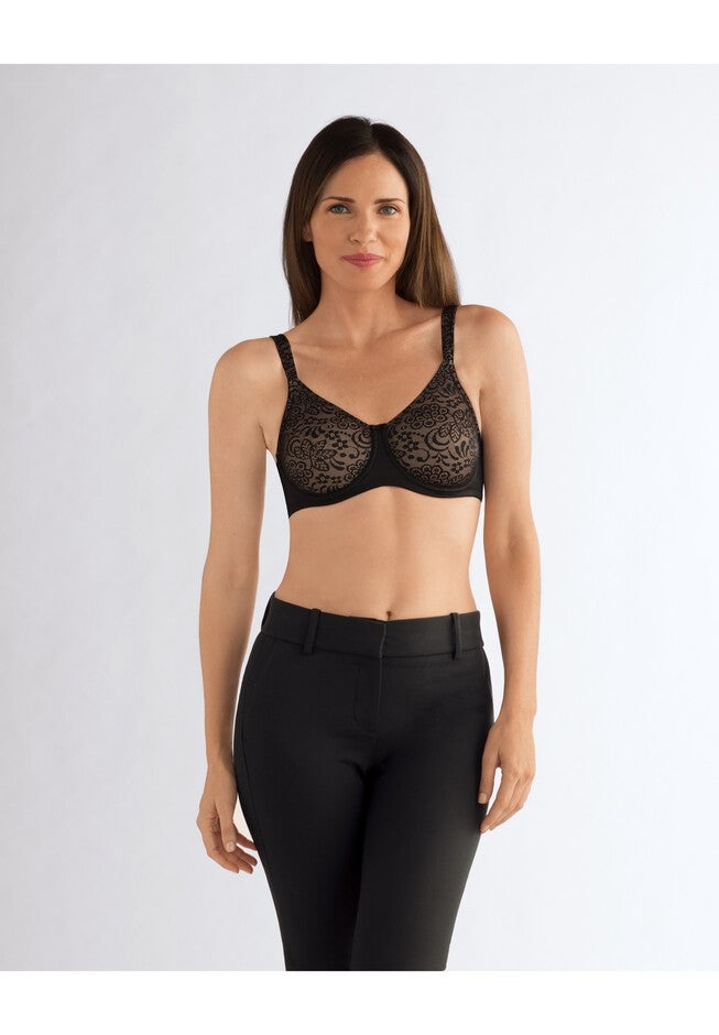 Annette Underwire Bra, BLACK NUDE, hi-res image number null