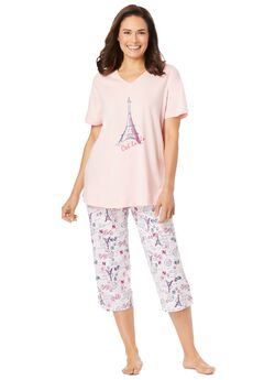 2-Piece Capri PJ Set