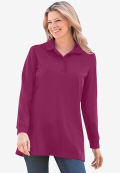 Long-Sleeve Polo Shirt
